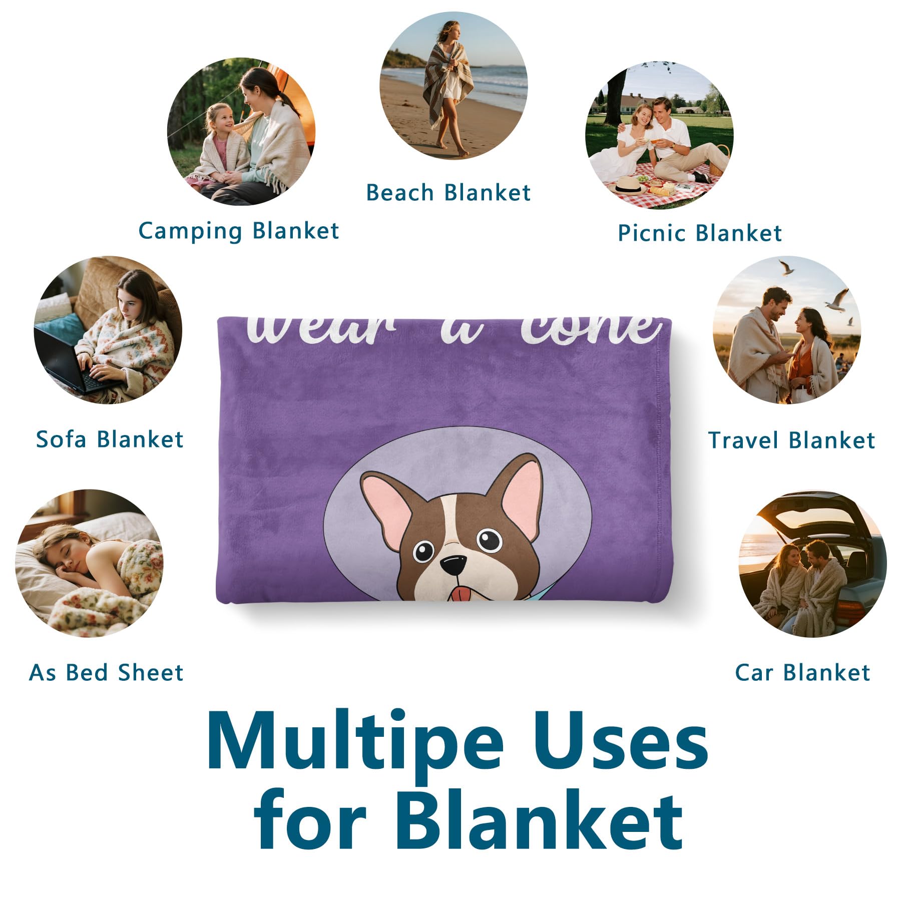 Jetuconme Get Well Soon Gifts for Women,After Surgery Recovery Gifts for Women,Sympathy Gift,Feel Better Gift for Woman,Get Well Soon Blanket 50"X60" for Napping Bed Sofa