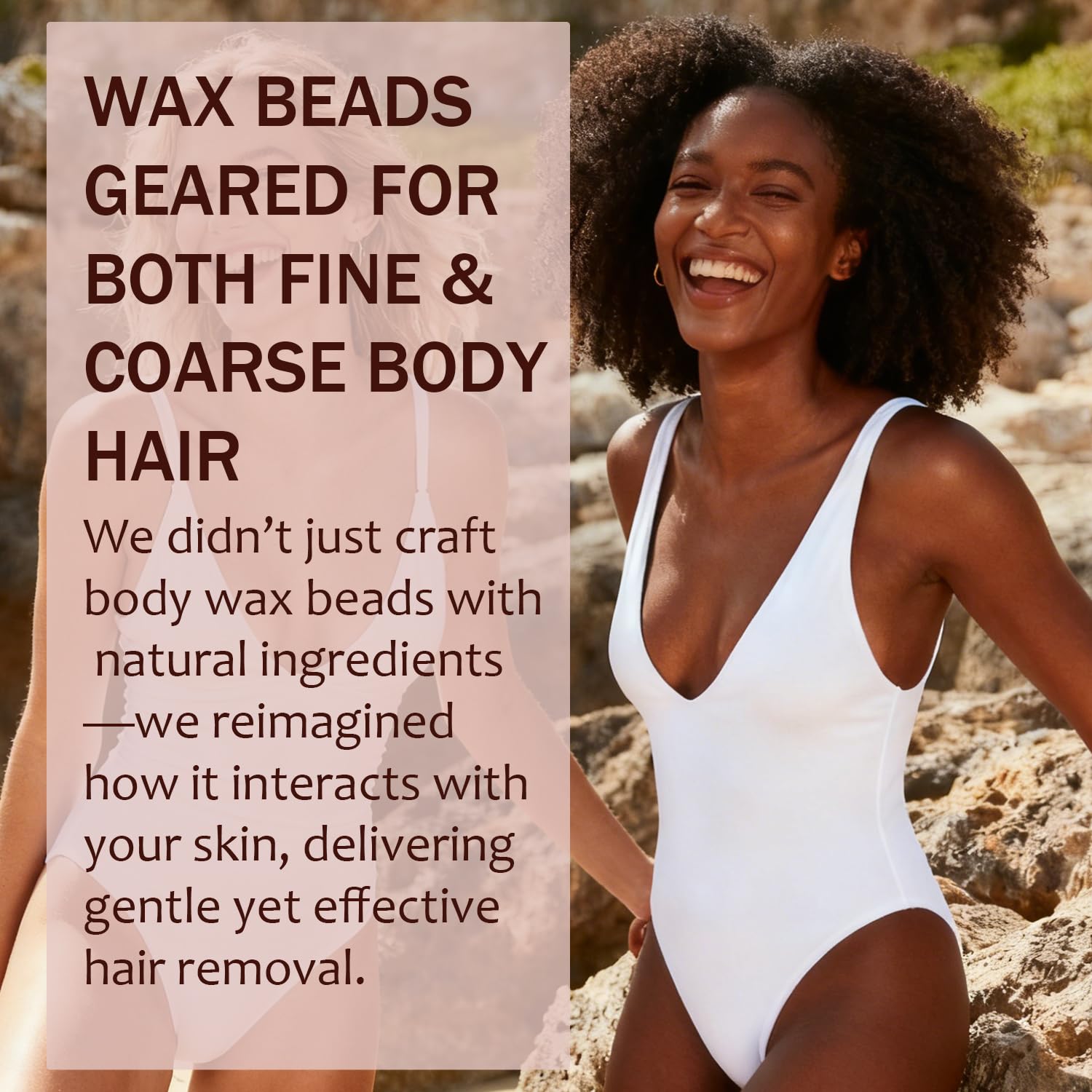 Keethem Wax Beads for Hair Removal, 10.5oz Hard Wax Beans Coarse Hair Waxing Beads for Face, Eyebrow, Bikini Brazilian for Women Men with 10 Applicators (3 Rose)
