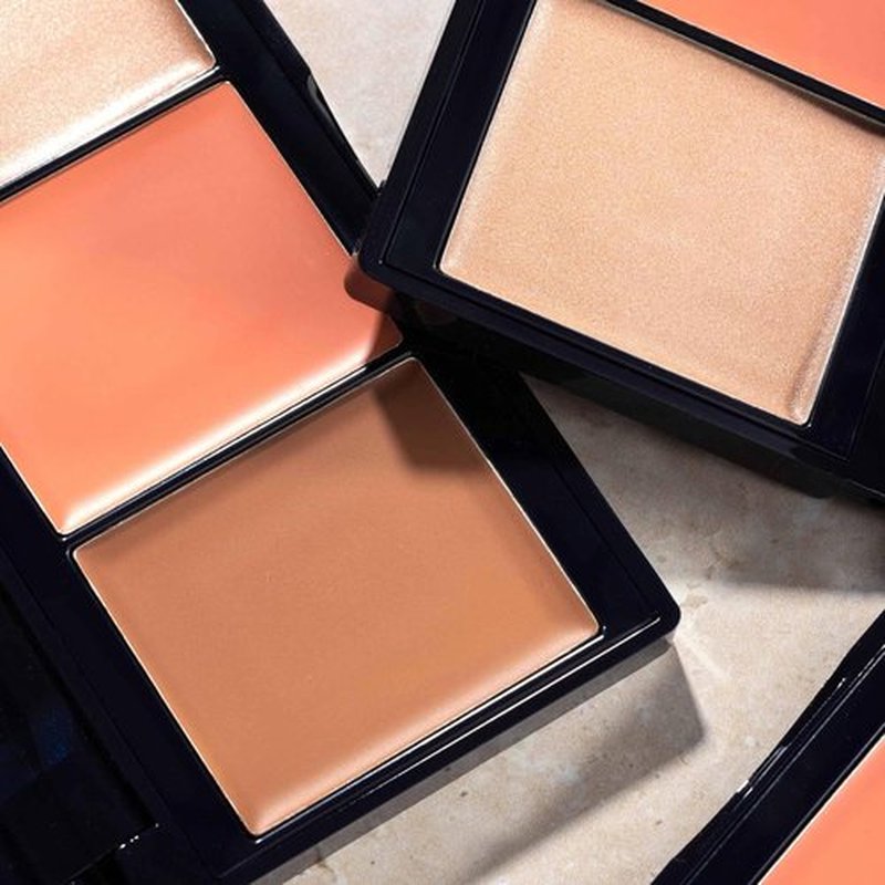 Lune+Aster Creamy Cheek Trio - Ultra-Blendable Bronzer, Blush & Highlighter Palette