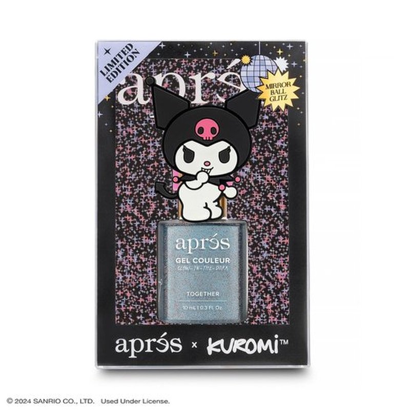 APRÉS x Kuromi™ Flash Glitter Gel Color Nail Polish (Together, 10ml)