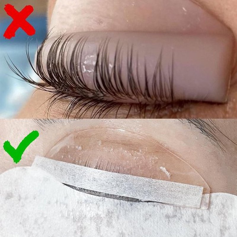 PERMANIA Lash Lift Paper Strips - 1000P Lash Perm Paper for Secure Eyelash Lifting | White
