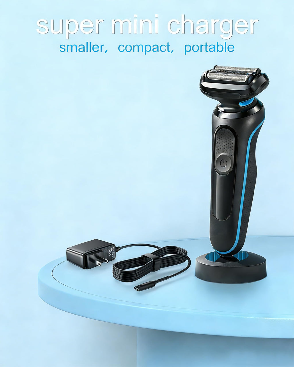 Solopen Charger for Braun Shaver Series 5 3 7 9 1 Power Charger Replacement for Razor 3040s 340s 390cc 370 720 760cc 790cc 720s-4 7865cc 9090cc 99095cc 330s 9385cc 5018s 7020s 3350cc-4