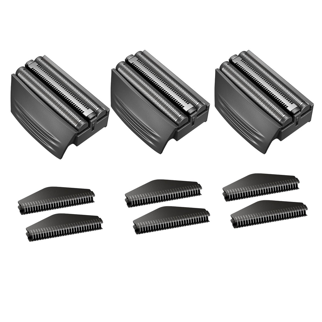 3PCS Shaver Replacment Heads Compatible with Remington SPF-300 Replacement Screen and Cutter for Foil Shavers F4900, F5800, F7800 Shavers