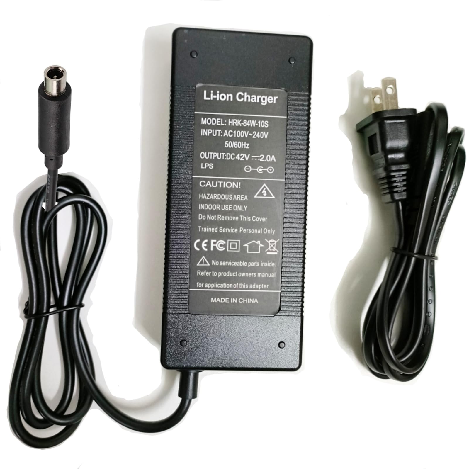 [Verified Fit] 36/42V Charger for Okai Neon Lite EA10 ES10 ES20 ES50B ES520B Scoote-r, AovoPro M365 Pro ES60 EW6 ES80, HIBOY S2R, YADEA KS5 Pro KS1 KS3, for XIAOMI MI M365 Pro 1S Pro2, Bird Air M365
