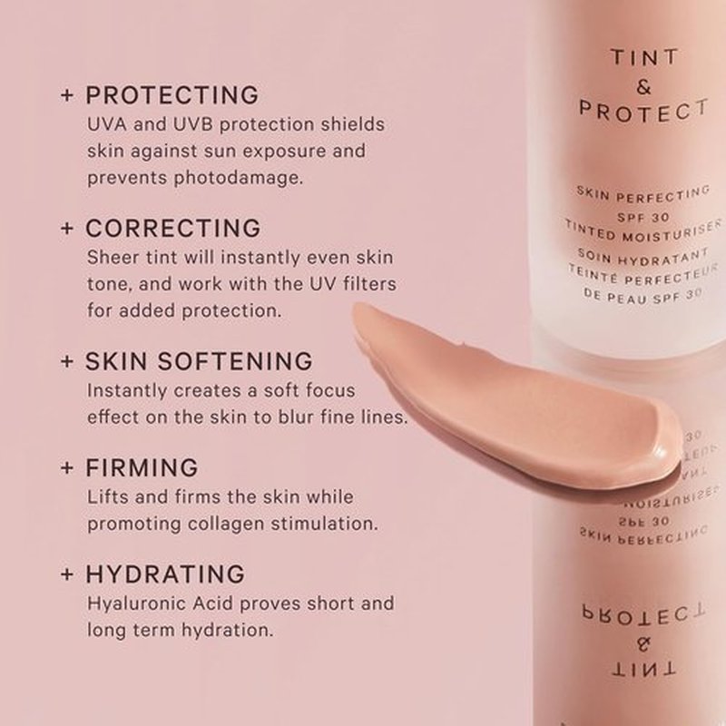 MZ SKIN Tinted Moisturizer SPF 30 - Skin Perfecting Formula with Hyaluronic Acid & Vitamin C | 1.01 fl oz
