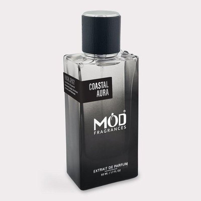Mod Fragrances Coastal Aura Perfume For Men - Long-Lasting Fresh & Spicy Fragrance | 50ml Extrait De Parfum