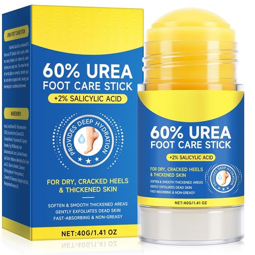 **Regine Switzerland Urea Foot Care Stick - 60% Urea & 2% Salicylic Acid for Dry, Cracked Skin - 1.41oz**
