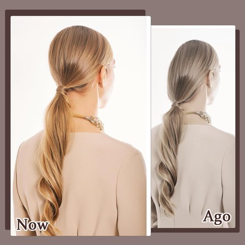 Hair Bumps for Volume Insert, Hair Sponge for Updo - Hair Mesh Filling Padding for Women - Bobby Pins - U Shape Hair Pin, Comb and Plastic Clips, Brown