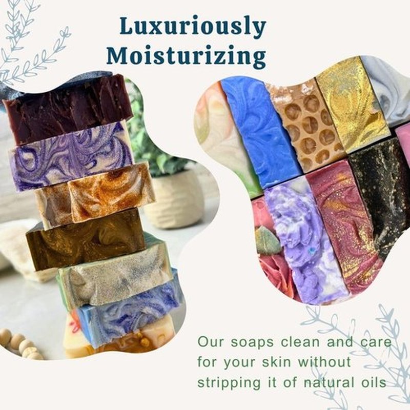 sudsverse Lavender Oatmeal Essential Oil Artisan Soap | Handcrafted Cold Process Plant Based Natural Bar for Sensitive Skin, Aromatherapy | Handcrafted in USA