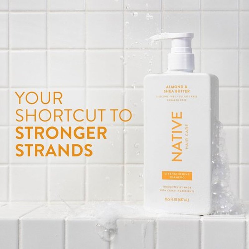 Native Shampoo & Conditioner - Naturally Derived, Sulfate & Dye Free | Almond & Shea Butter, 16.5 fl oz (2 Pack)