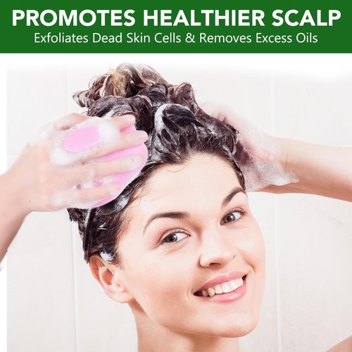 Organic Rosemary Oil (60ml) with Scalp Massager - Hair Growth, Eyelash, Eyebrow & Body Oil for Nourishing and Improved Circulation