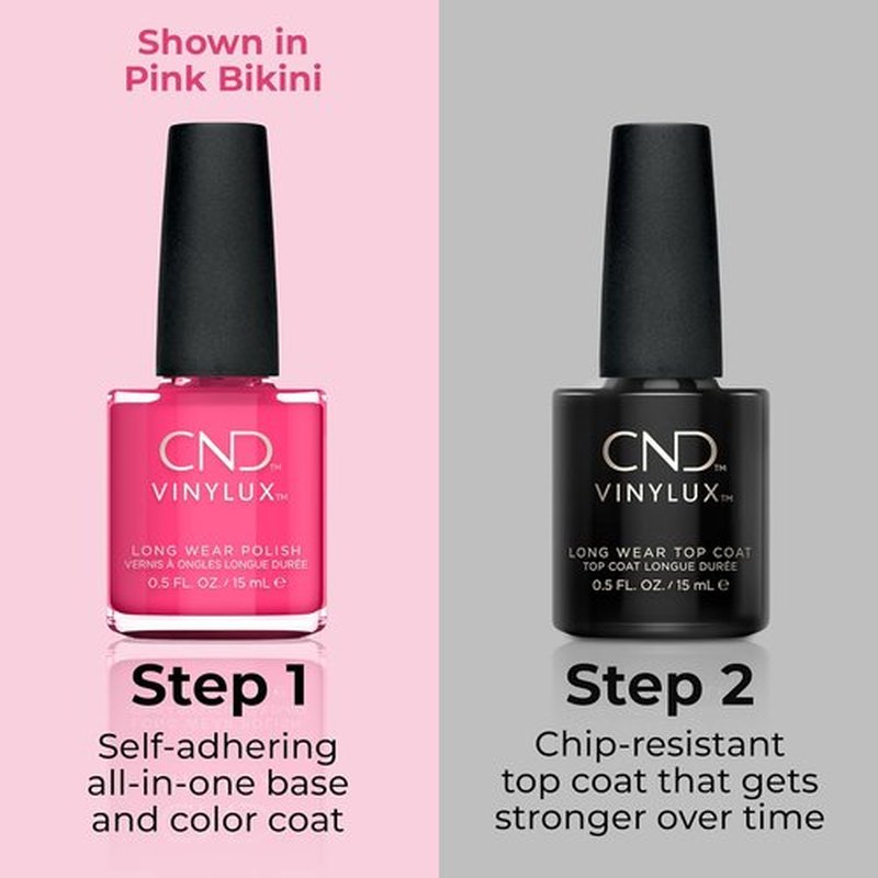 CND Vinylux Pink Nail Polish - Longwear Gel-Like Shine & Chip Resistant | 0.5 Fl Oz