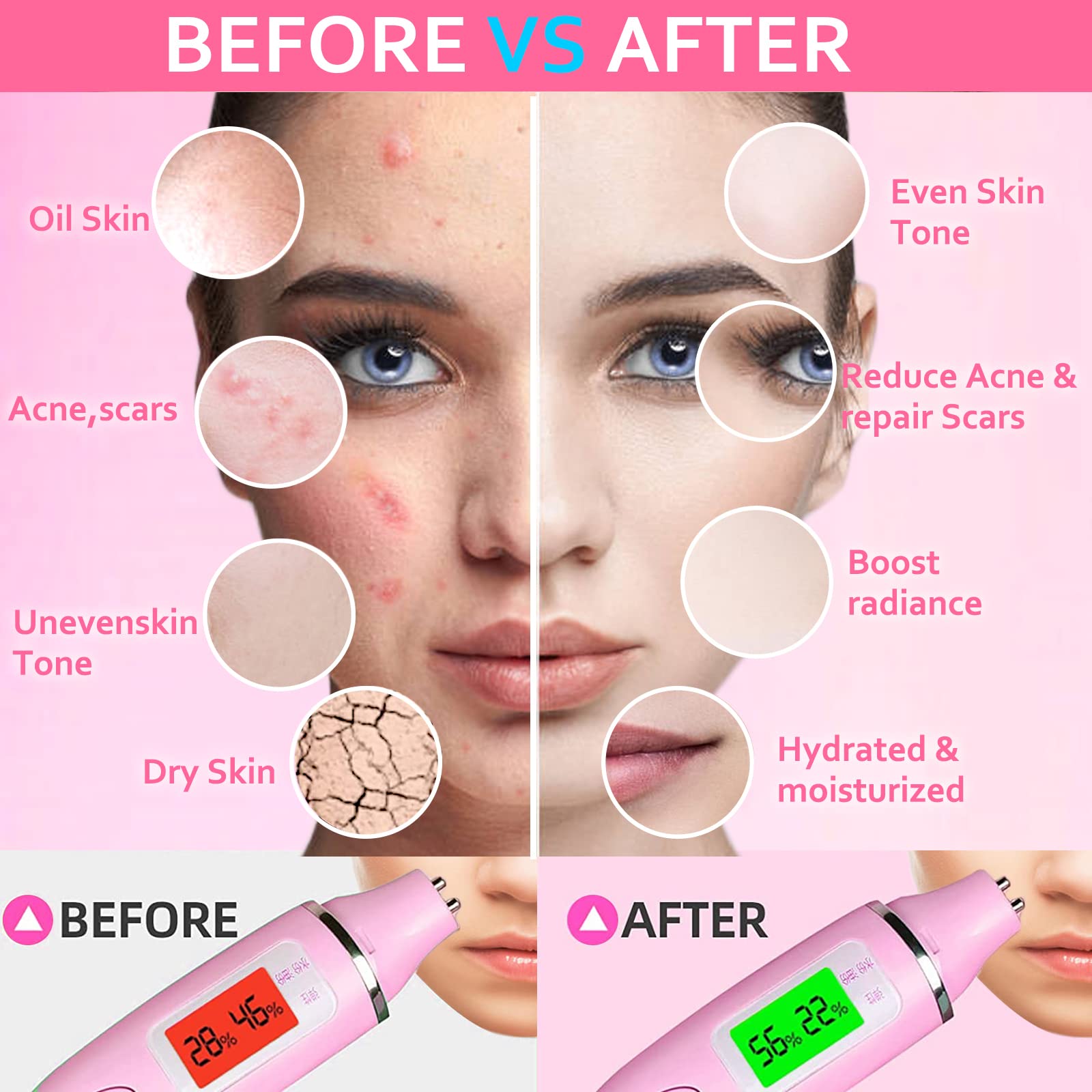 Ouhans Jelly Mask Powder for Facials Care,Rose Petals Gel Jelly Face Mask,Professional Peel off Rubber Mask,Hydrating Jelly Masks,DIY Spa Mask with Double-ended Silicone Brush,23 Fl Oz