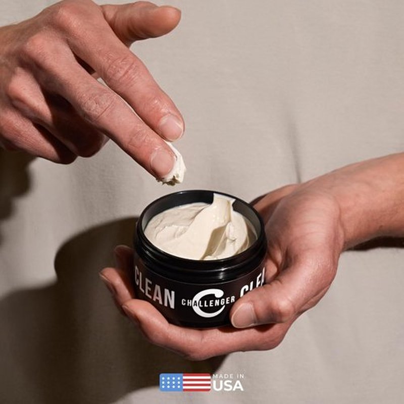 Challenger Fragrance-Free Cream Pomade - Non-Comedogenic Hair Gel with Medium Firm Hold | 3oz