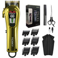 TCMKY Hair Clippers for Men Professional Hair Trimmer for Men Cordless&Corded Barber Clippers for Hair Cutting & Grooming.Rechargeable Hair Trimmer Kit for Household (Golden)