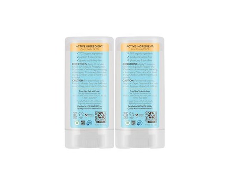 BABO Botanicals Baby Mineral Sunscreen Stick SPF 50 | Organic Zinc Oxide, Fragrance-Free, Water Resistant