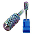 Fantexy 3/32" Nail Drill Bits, Smooth Round Top Carbide Nail Drill Bit Suitable for Manicure Pedicure Fast Remove Gel Polish, Drills Bit for Nails Art Tools (Medium - M)
