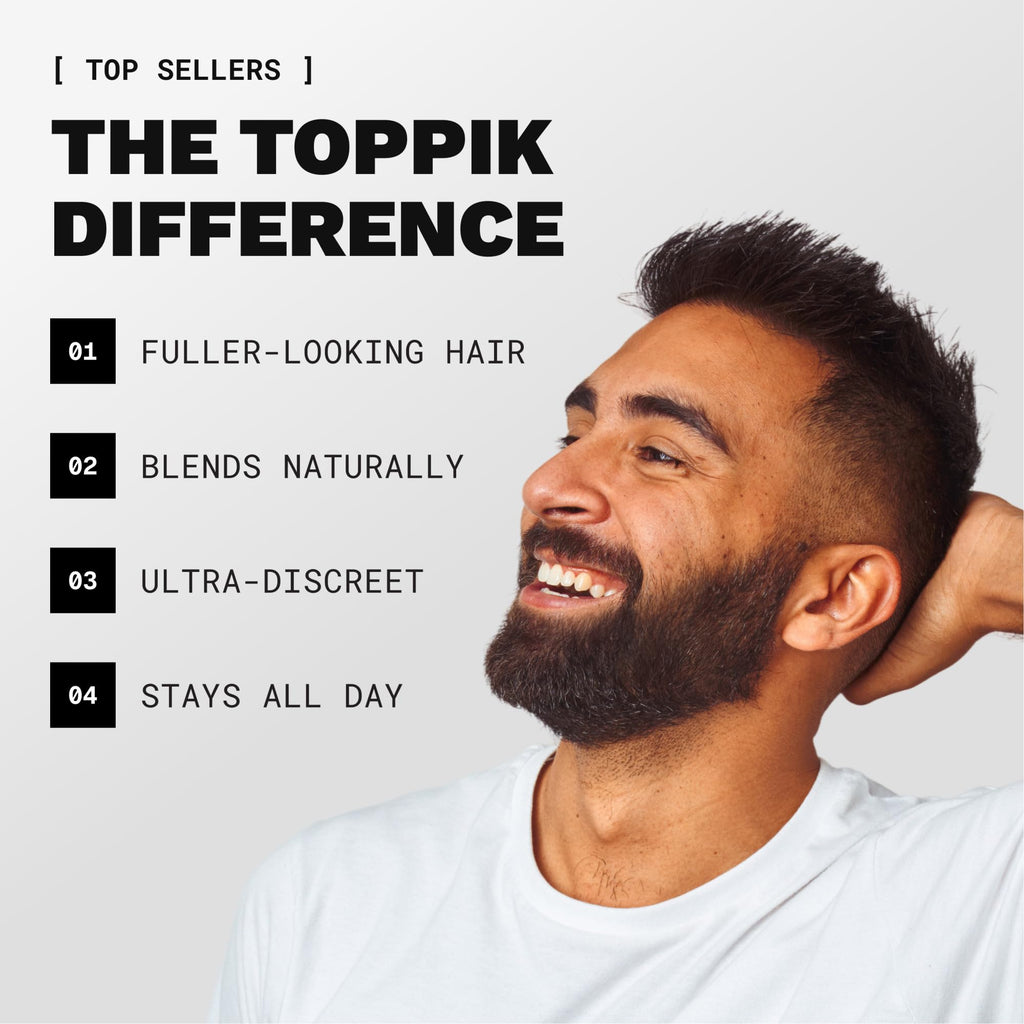 Toppik Hair Building Fibers, Medium Brown, 55g Fill In Fine or Thinning Hair, Instantly Thicker, Fuller Looking, 9 Shades for Men & Women, Keratin Protein Formula