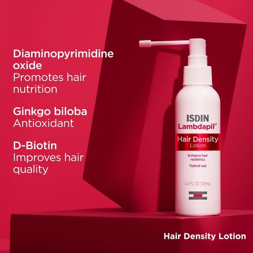 ISDIN Lambdapil Hair Loss Lotion - Strengthen Hair & Promote Growth | 4.2 Fl. Oz.