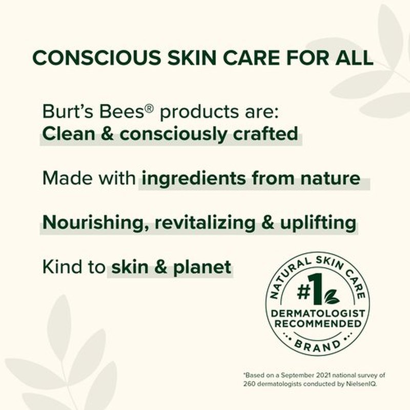 Burt's Bees Truly Glowing Day Lotion for Dry Skin, 1.8 Fluid Ounces