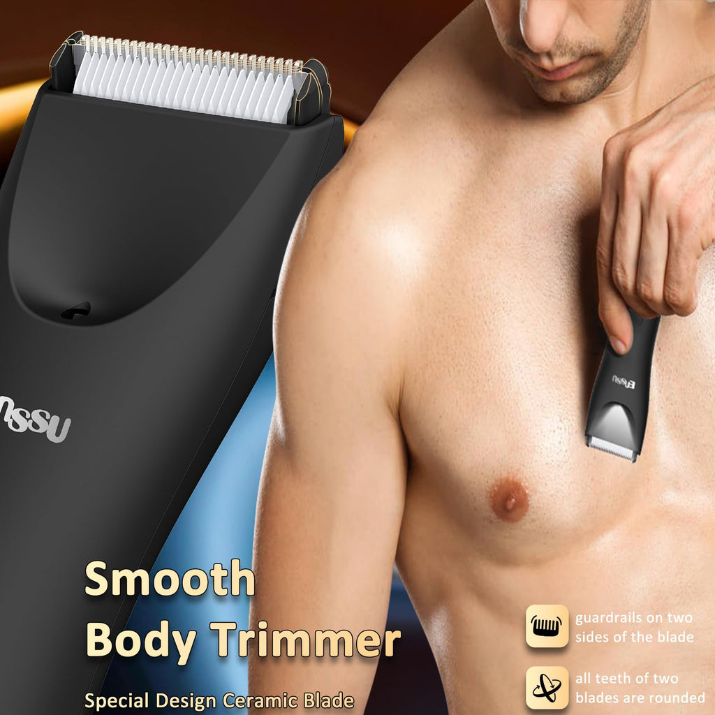 Body Hair Trimmer for Men Manscape with Light,Ball Trimmer Men LED Display