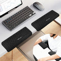 ELZO Desk Elbow Pads (2-Pack) L-Shaped Rest for Desk, Ergonomic Arm Rest Support, Memory Foam Desk Edge Cushion for Palm, Wrist & Forearm, Prevents Elbow & Wrist Strain