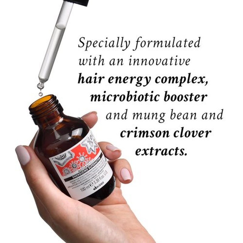 Davines Energizing Superactive Thickening Serum - Stimulates & Fortifies Thinning Hair | Travel Size 3.38 Fl Oz