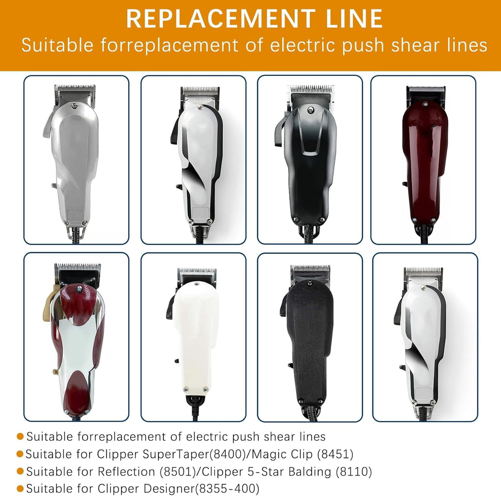 Replacement Cable for Wahl Clipper,00647-500 Electrical Power Cord for Wahl Trimmers,Hair Clipper Wire Fits for Senior,5Star Senior,Designer,Super Taper,Balding,Magic Clip,etc