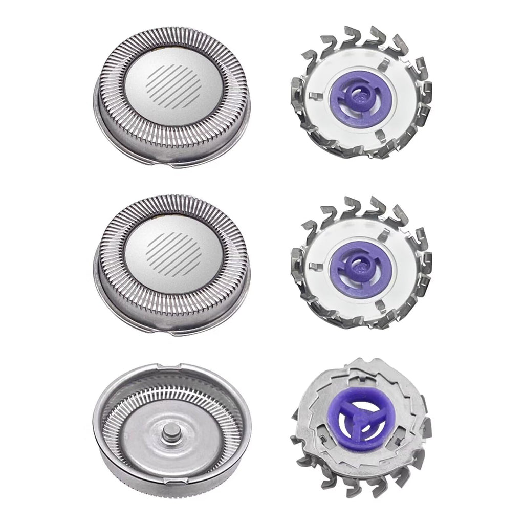 GSParts 3 x Shaver Heads Blade Cutter for Philips Norelco 3601X 3405LC 5625X 5812XL HQ40