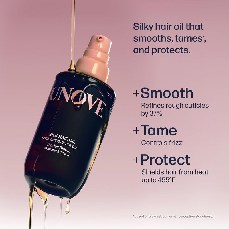 UNOVE Silk Oil Essence Hair Serum - Nourishing Lightweight Oil for Dry, Frizzy Hair | 70ml/2.4fl.oz