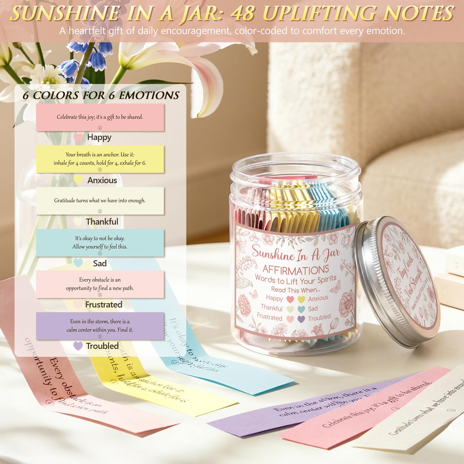 Birthday Gifts for Women Get Well Soon Gift Baskets, Self Care Package for Women w/Crochet Tulip Flower, Spa Sympathy Gift Basket Thinking of You Inspirational Gifts Set for Mom Her Friend Wife Sister