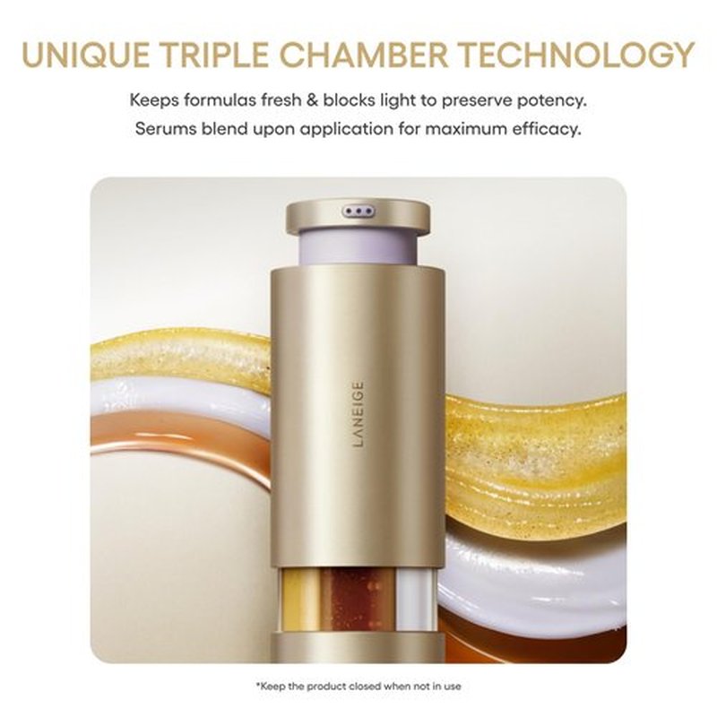 LANEIGE Perfect Renew 3X Signature Serum: Retinol, Ceramide & Collagen Peptides for Wrinkle Care, Firming, & Radiance
