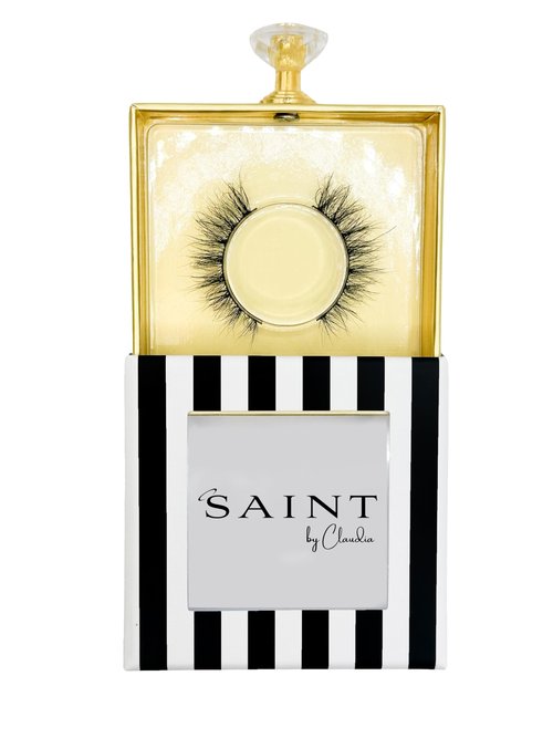 Saint by Claudia Faux Mink Natural Everyday Use Eyelashes, Cat Eye Lashes, Individual Lashes, Reusable up to 15x, "Verified" Eye Lash