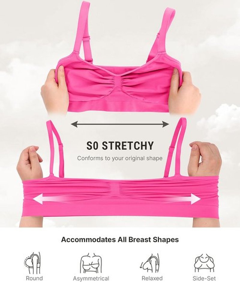 FeelinGirl Bralettes for Women - Comfortable Seamless Bras with Support | Everyday Wear