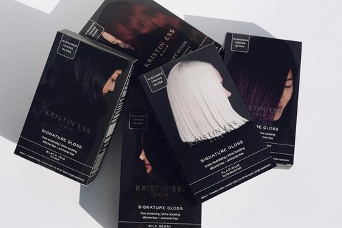 Kristin Ess Hair Gloss | Winter Wheat Light Neutral Blonde - 4-Week Semi-Permanent Color & Shine Conditioner