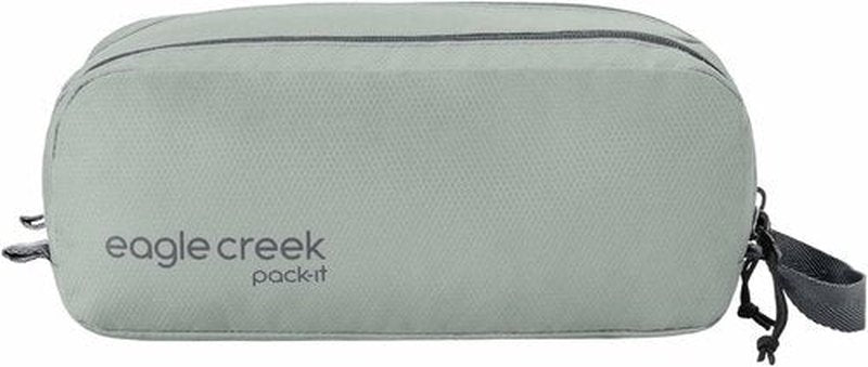 Eagle Creek Pack-It Reveal Quick Trip Toiletry Bag - Dual-Compartment Design | Water-Resistant & Quick-Drying - Storm Grey