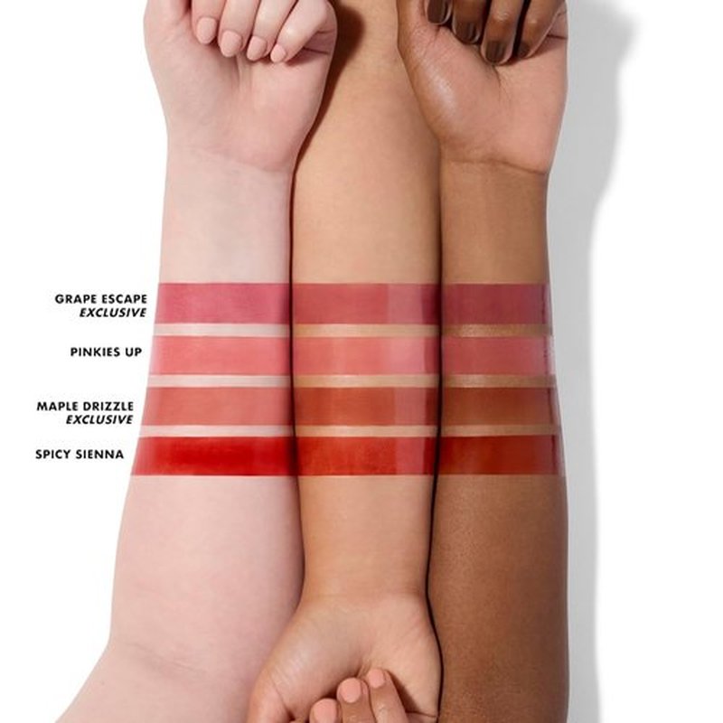 e.l.f. Glossy Lip Stain Kit - Long-Lasting Sheer Color & Gloss Finish | Vegan, Cruelty-Free, 4 Shades