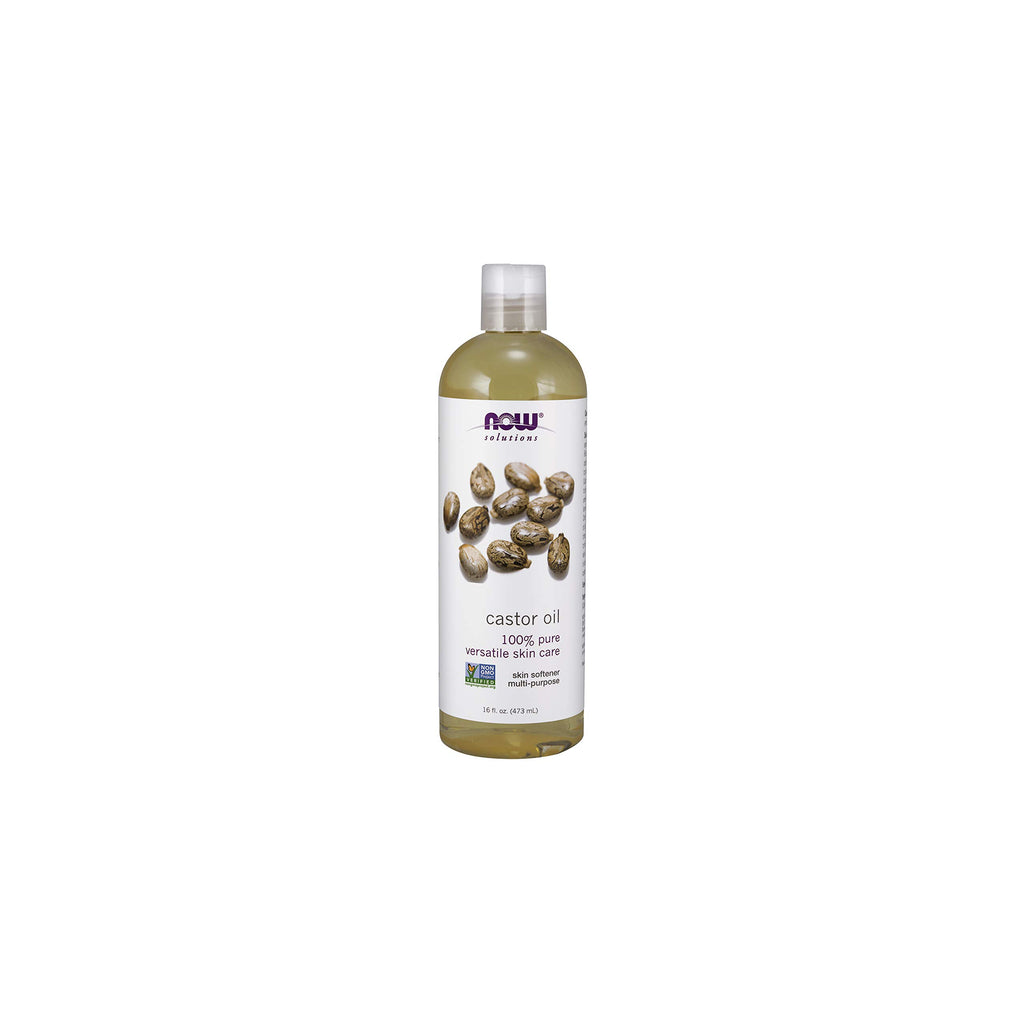 NOW Castor Oil,16 Fl Oz (Pack of 2)