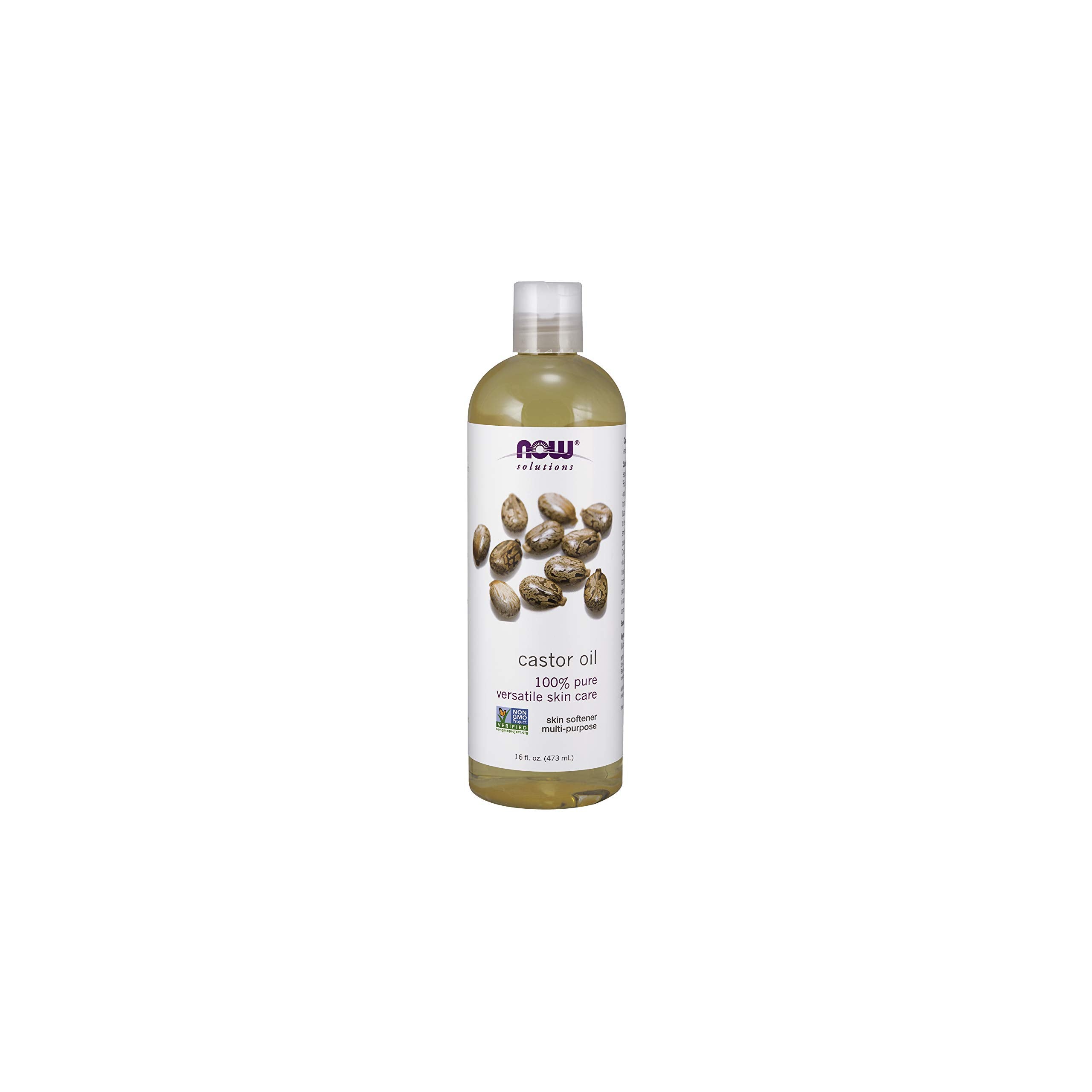 NOW Castor Oil,16 Fl Oz (Pack of 2)