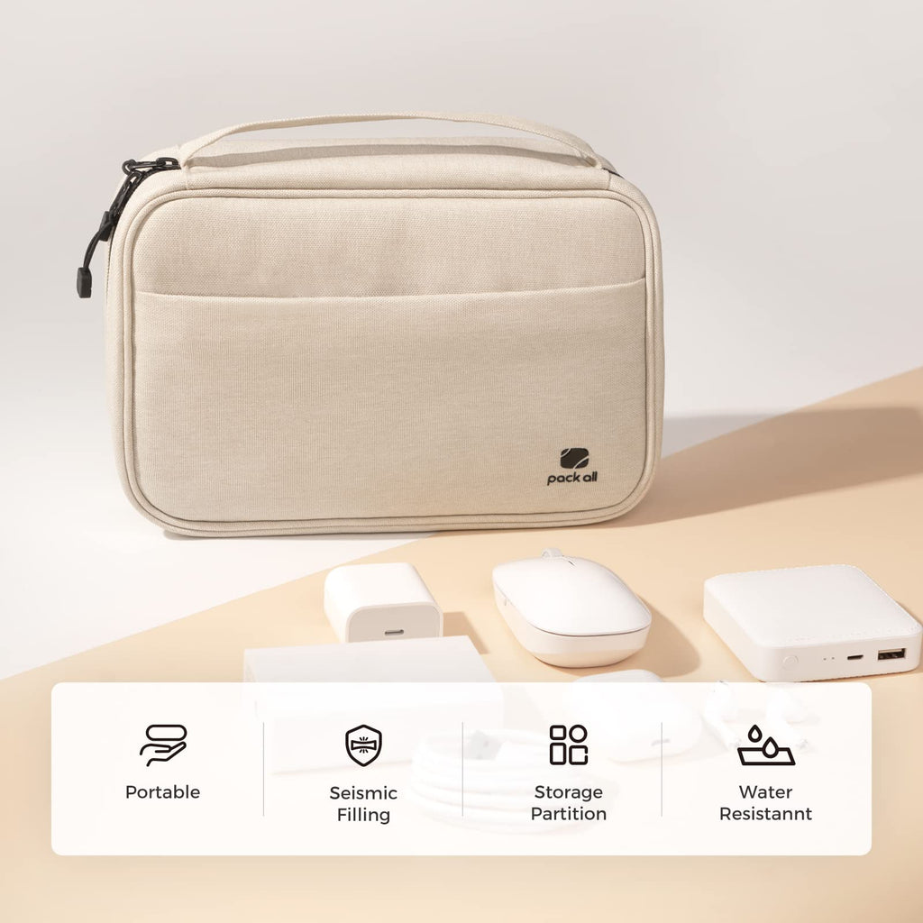 pack all Electronic Organizer Plus, Shockproof Cable Organizer Bag
