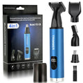 Nose Hair Trimmer for Men, Ear and Nose Hair Trimmer for Women,Sideburn,Eyebrows Hair Trimmer, Electric Facial Hair Remover with LED light display, Rechargeable, Waterproof for Home, Travel Business