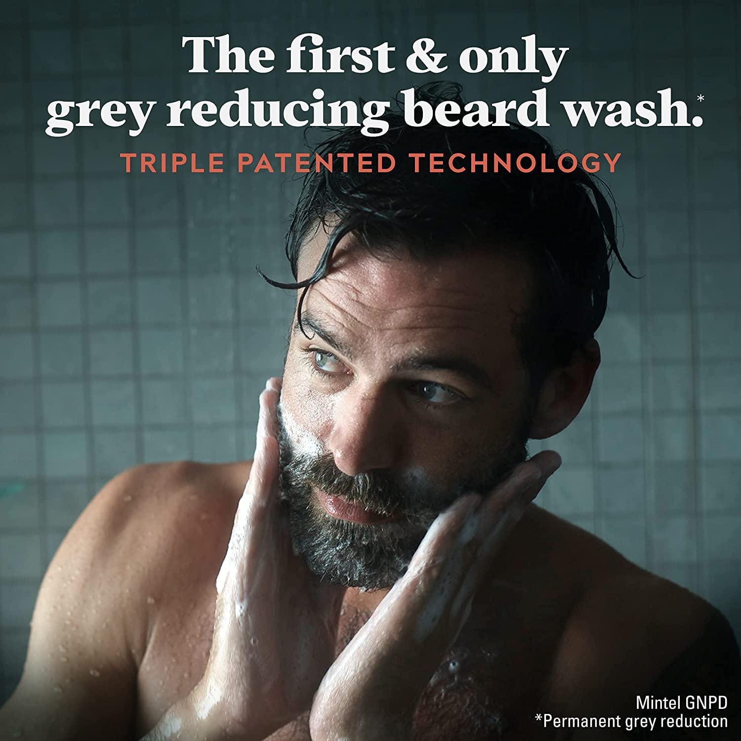 Just for Men Control GX Grey Reducing Beard Wash with Keratin, 4 Fl Oz (Packaging May Vary) - 6 Pack