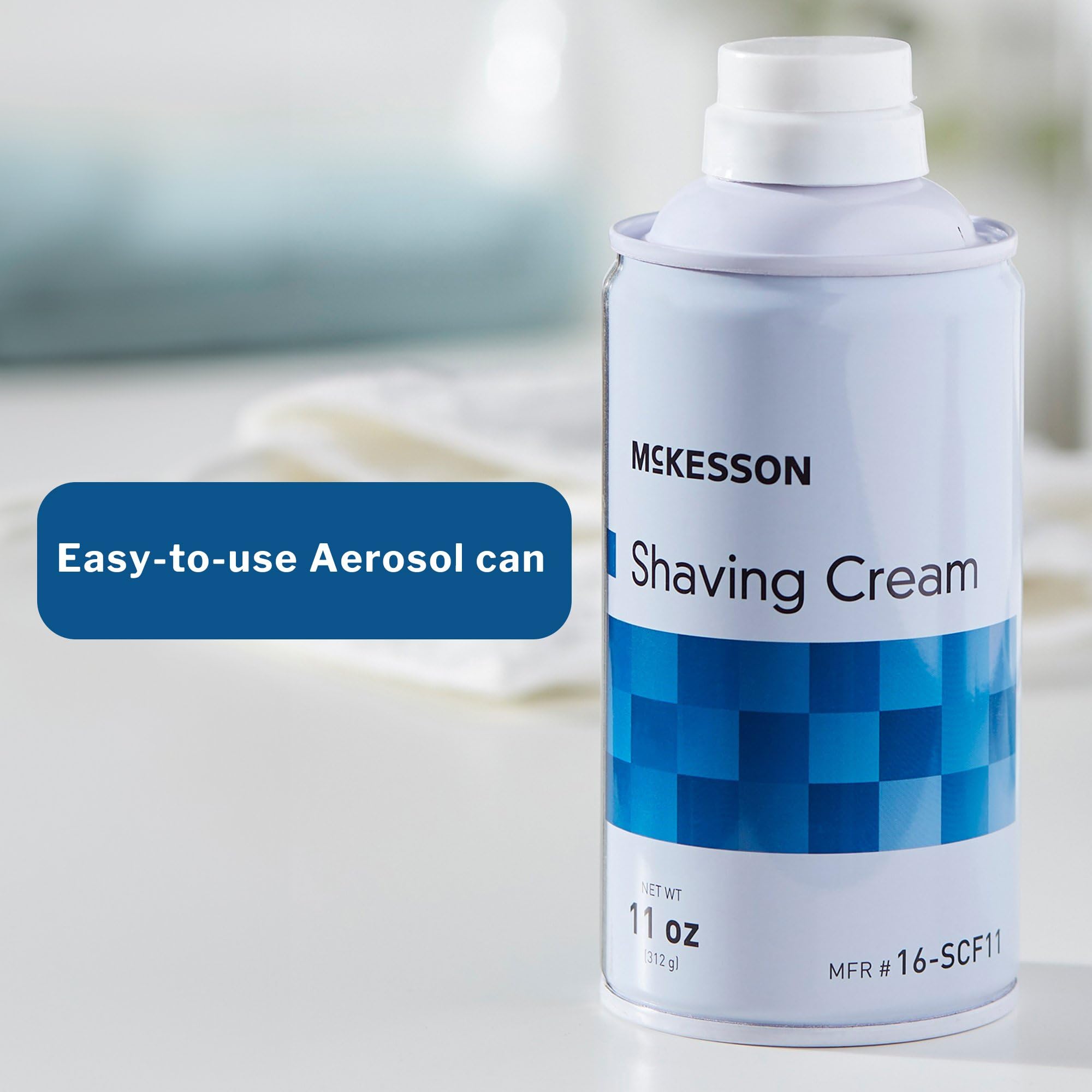 McKesson Foamy Shaving Cream Bulk, Women, Lavender, 11 oz, 12 ct