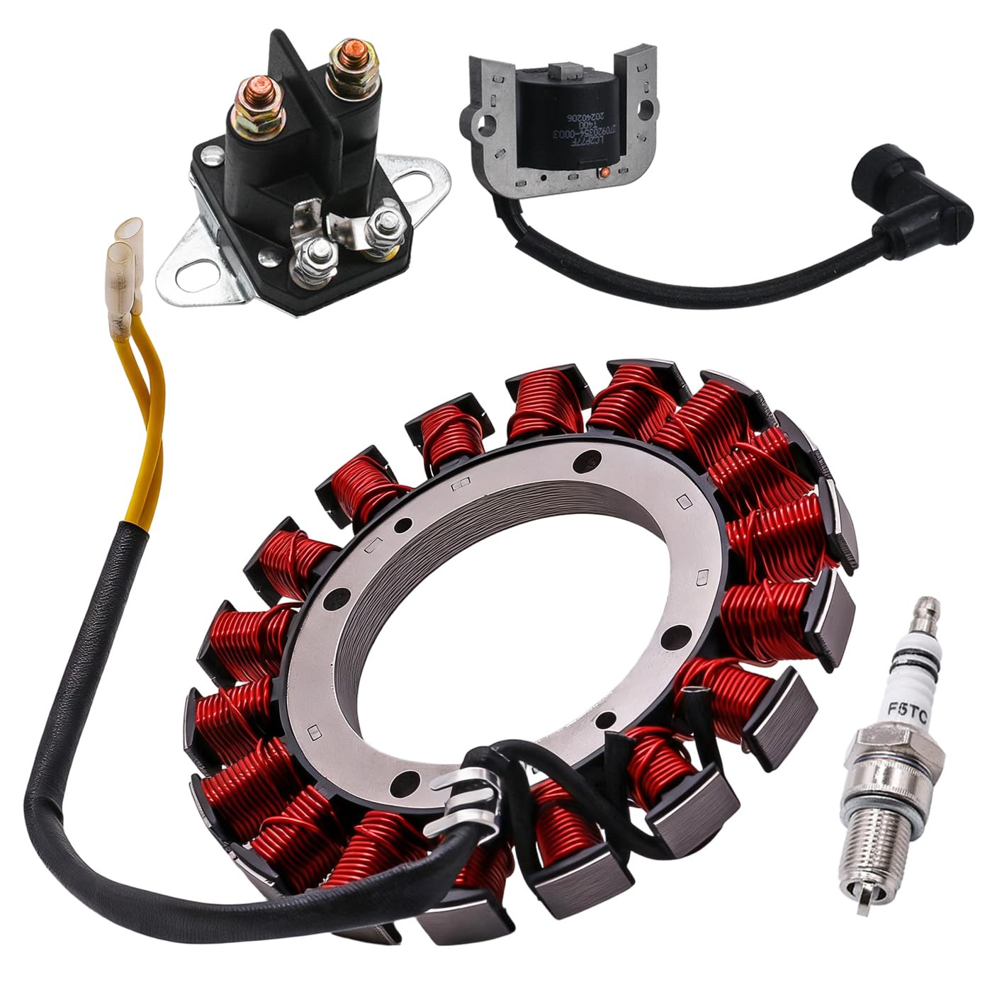 Alternator 136-7876 Stator Compatible with Exmark Quest Radius E/S -Series Zero-Turn Mower Fit for Toro TimeCutter Models replace 127-9211