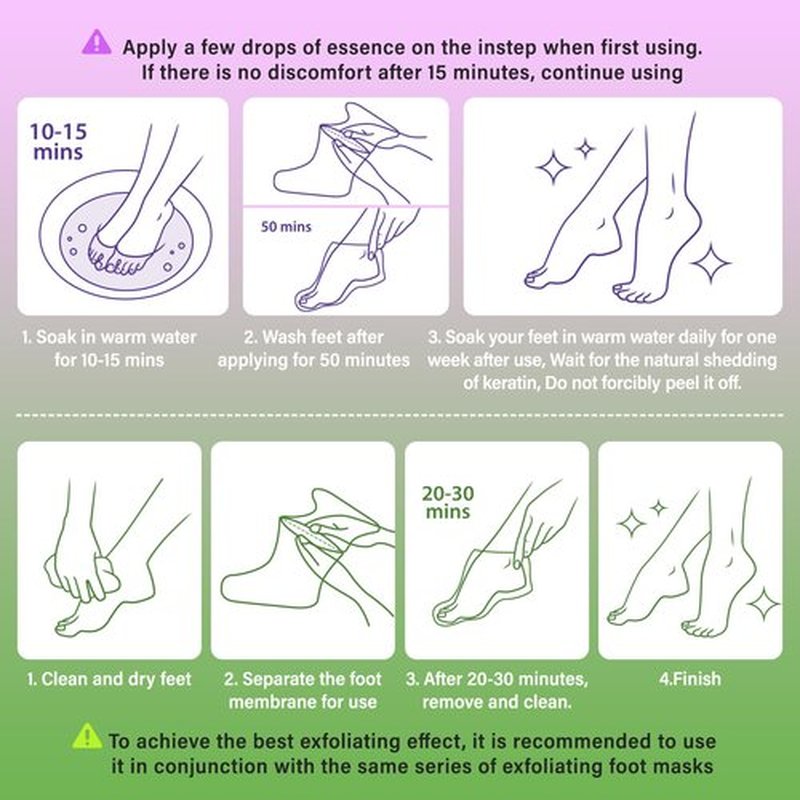 Foot Peeling 3Pcs ＆ 5Pcs Moisturizing Foot Mask, Exfoliator Peel Calluses Dead Skin Callus Remover, Hydrating Foot Masks for Dry Cracked Feet, Repair Rough Heels＆Dry Skin for Baby Soft and Smooth Feet