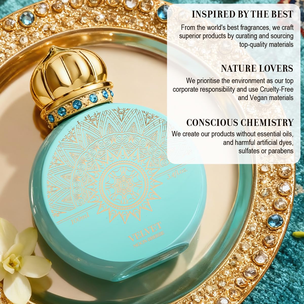 QAWAFI Velvet Moon - Breeze Eau De Parfum Inspired by AR.MNI My Way, Long-Lasting Fragrance Vanilla Floral Fruity Citrus Perfumes for Women - 100ml | 3.4 fl. oz