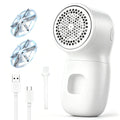 Fabric Shaver Lint Remover Sweater Shavers to Remove Pilling,Rechargeable Sweater Defuzzer with 2 Extra Blades, Fuzz Remover for Clothes Couch Furniture