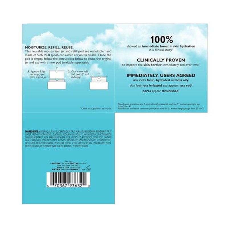 Peter Thomas Roth | Water Drench® Hyaluronic Jelly Moisturizer | Fragrance-Free, Non-Comedogenic, 1.7 oz