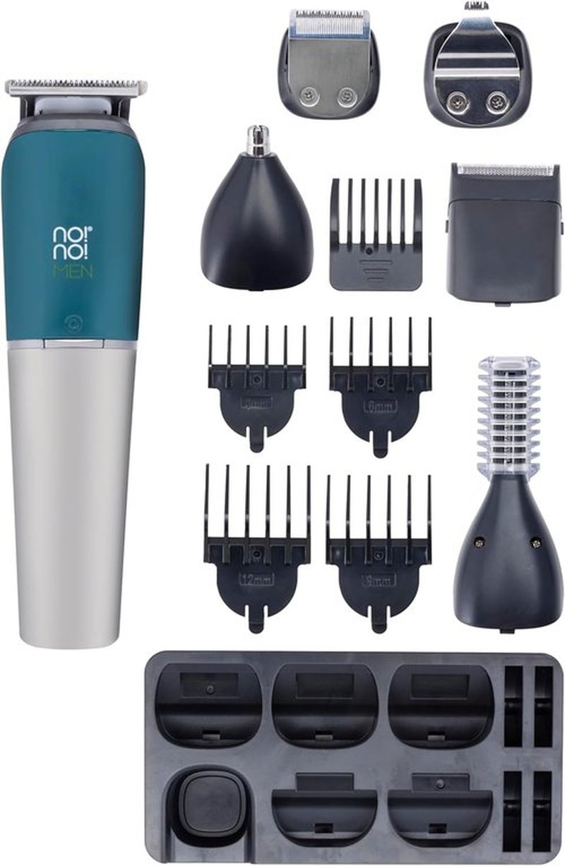 no!no! Men's Multi Groomer - All-in-One Electric Trimmer for Face, Body, Nose & Ears - Rechargeable