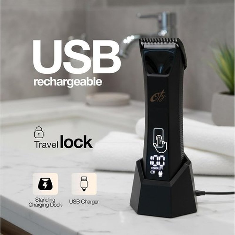 OTY Kit Head Shaver & Body Trimmer - Waterproof 8-in-1 Grooming Kit for Men
